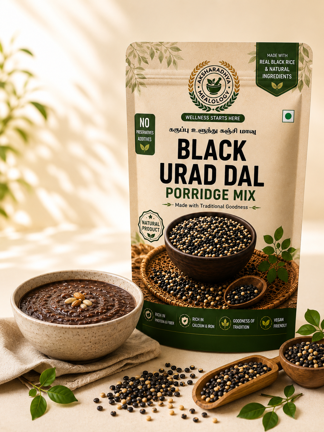 Black Urad Dal Porridge Mix